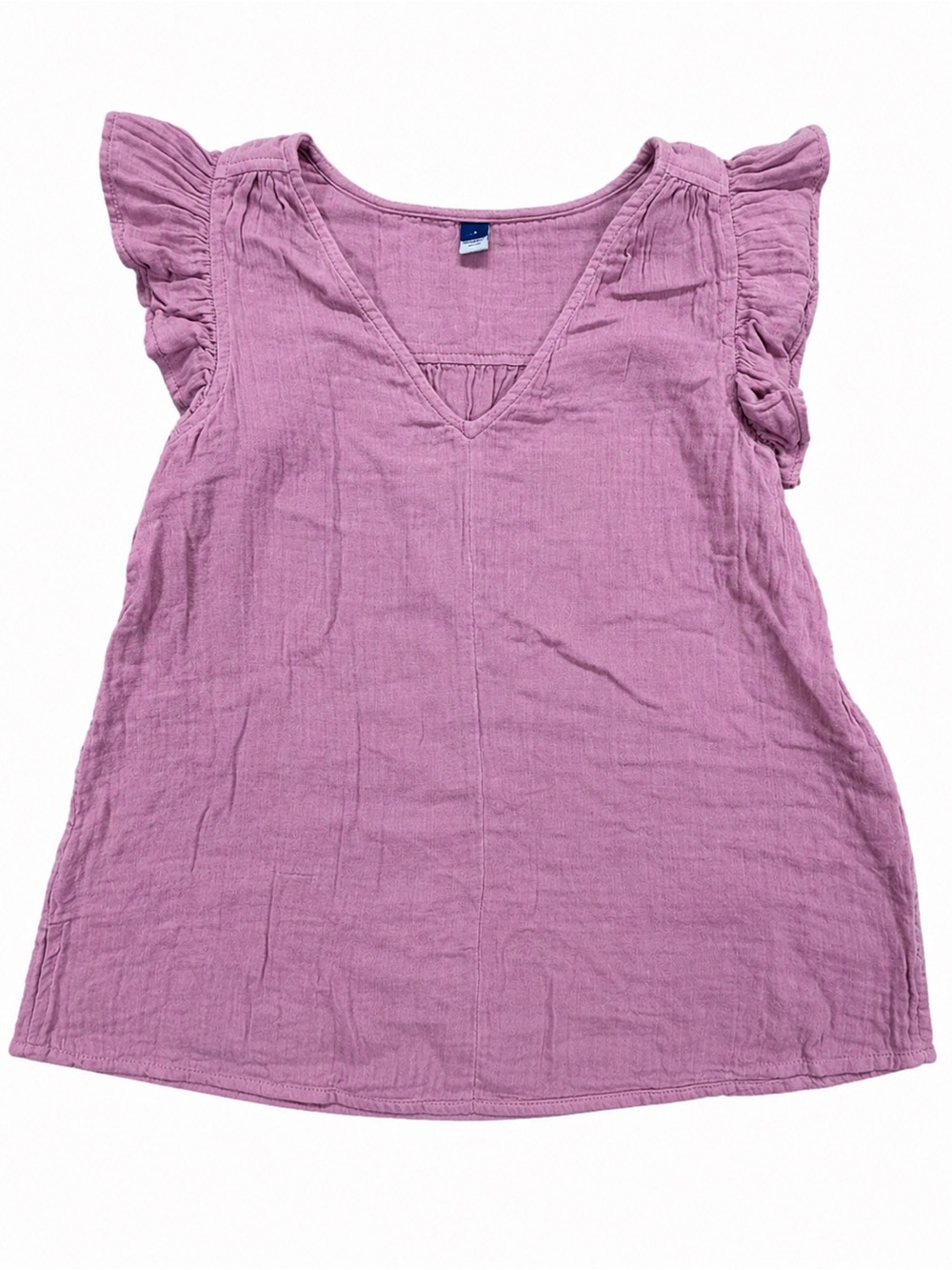 Old Navy Lavender Ruffle Sleeve V-Neck Camisole